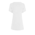 thumbnail image 6 of Awdenio Summer Dresses for Women, Fashion Ladies Summer Solid Causal V-Neck Short Sleeve Vacation Lace Dress White XL, 6 of 7