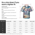 thumbnail image 6 of Lsque Dolphin Rainbow Horse pattern Hawaiian Shirt for Men, Unisex Summer Beach Casual Short Sleeve Button Down Shirts-Large, 6 of 9