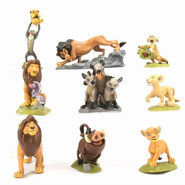 Figura de juguete coleccionable modelo Lions Kings Simbas, 9 unidades