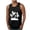 Black, variant on Mens Summer Hawaiian Vacation Tank Tops Tropical Tree Print Tanks Stringer Trendy Sleeveless Shirts Big and Tall Baggy Blouse Lightweight Comfy Crewneck Top