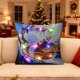 thumbnail image 4 of Christmas LED Pillows Holiday Gifts LED Pillows That Can Flash Or Stay On Two Mode Switching Printed Sofa Pillows Cushions Pillowcases, 4 of 6