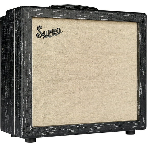 Supro Royale 1932r 1x12 Guitar Tube Combo Amp Black Scandia