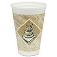 thumbnail image 2 of Caf G Foam Hot/Cold Cups 16 oz, White with Brown and Green, 1000/Carton, 2 of 3