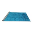thumbnail image 2 of Ahgly Company Machine Washable Indoor Rectangle Persian Light Blue Bohemian Area Rugs, 8' x 10', 2 of 4