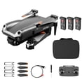 thumbnail image 1 of Cámara Drone Automático Evite-Obstáculo Recargable Control Remoto Quadcopter Photography Photography Grabación de video Aviones Negro 3Cells Tipo 1 2.4G Inevent EL006201-07B, 1 of 7