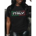 thumbnail image 7 of Women's T-Shirt MILANO ITALY Modern Art Short Sleeve Casual Tee Classic Crew Neck T Shirt for Women Black, 4XL, 7 of 7