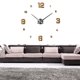 thumbnail image 4 of Reloj de pared Reloj de espejo Metal Número simple Etiqueta DIY 3D Morden Mute Decoración de la sala de estar sidaley JJ24735-04B, 4 of 5