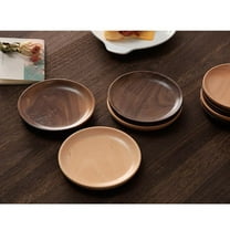 Raindrops  Wooden Dessert Plate Dinnerware Tray Individual Meals