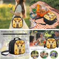 thumbnail image 3 of Giraffe Kids Lunch Bag Sets with Utensil Bag Pouch for Boys Thermal Free Adjustment of Shoulder Strap Length 50-120Cm Thermal Lunch Box Set Removable and Switchable Portable Mode, 3 of 5
