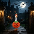 thumbnail image 7 of Fall Porch Goose Festival Outfits,23 Inch Pumpkin Style Outdoor Garden Decor Goose Statue Clothes,Fall Decorations Thanksgiving Front Porch Yard Lawn Decor, 7 of 7