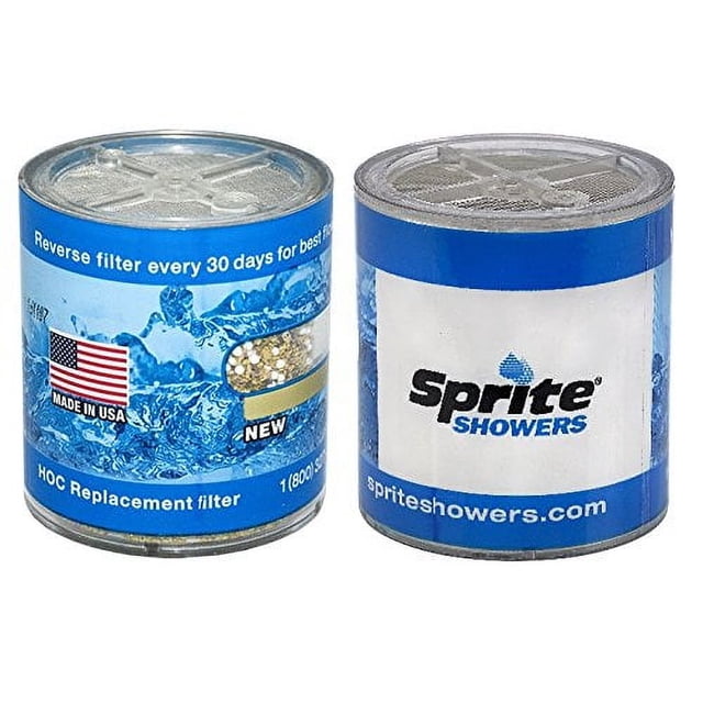 Sprite Showers Hoc-2 Sprite Industries Shower Filter Replacement Cartridge Blue