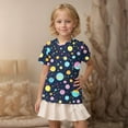thumbnail image 4 of Frnrwgo Big Girls T-shirts Kids Summer Fashion Crewneck Tops Casual Tees 3-14 Years, Navy, 4 of 4