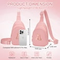 thumbnail image 3 of DAKIMOE Sling Bag Crossbody Bag Fanny Pack for Women Cute Chest Bag Cross Body Bag Valentines Day Birthday Gift for Christmass for 4 5 6 7 8 9 10 11 12 13 Year Old for Teens, 3 of 5