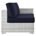 thumbnail image 3 of Modway Convene Outdoor Patio Right-Arm Loveseat in Light Gray Navy, 3 of 8