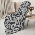 thumbnail image 3 of Rateoe Snake Pattern Flannel Throw Blanket, Ultra-soft Blanket for Bed, Couch, Car, Hypoallergenic Anti-pilling blanket-50"x40"(Vertical), 3 of 6
