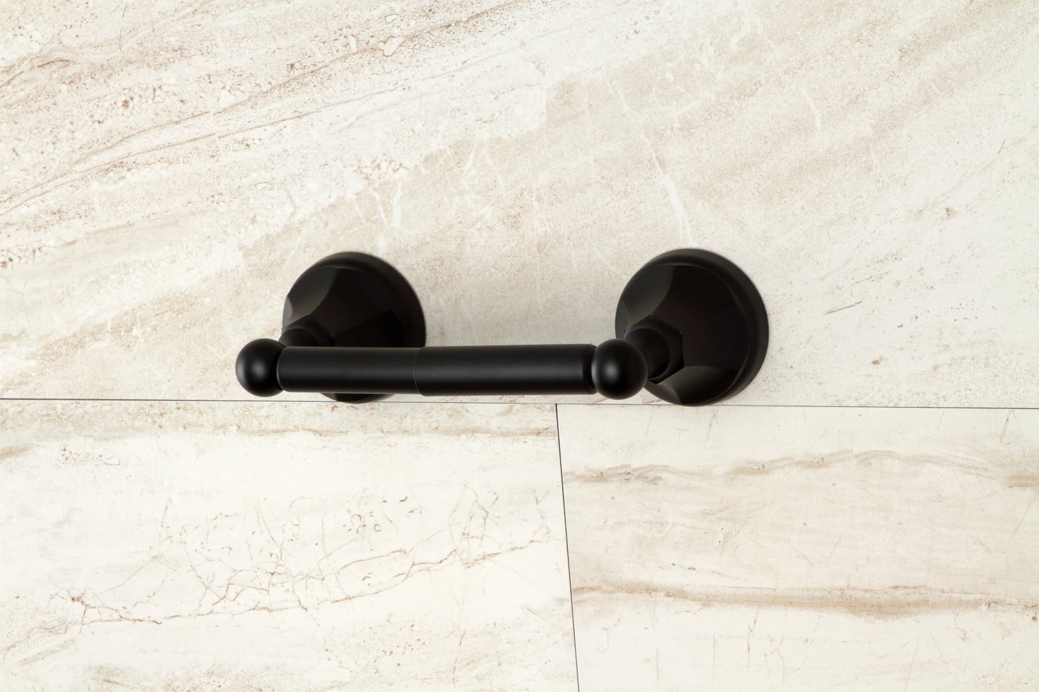 Kingston Brass BA4818MB 2.63 in. Metropolitan Toilet Paper Holder, Matte Black
