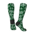 thumbnail image 4 of Balery Christmas Pattern At Buffalo Plaid Fun Novelty Socks Men'S Women'S Crew Socks Funny Crazy Novelty Socks Quirky And Cool Socks, 4 of 9