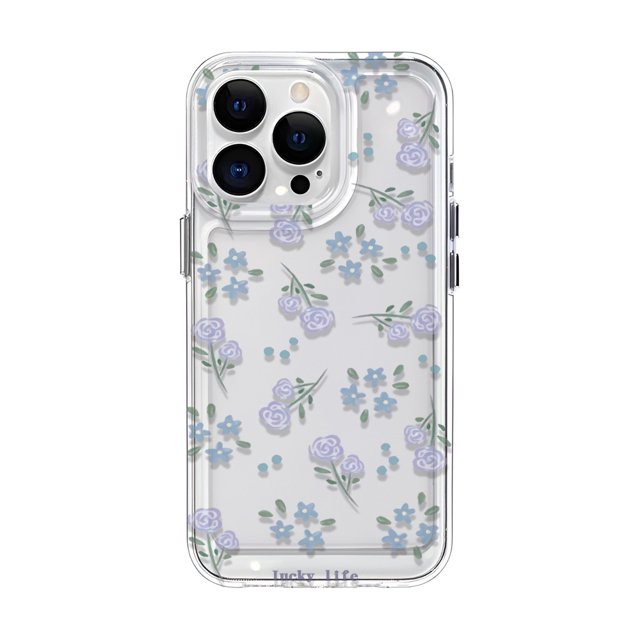 Funda Espacial Transparente Para iphone 14 Pro Max 11 13 12 7Plus X XS 8 7 Fashion More Flower cover