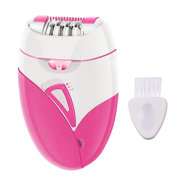 Depiladora Mujer, Depiladora Mujer para Rostro Zona íntima Piernas Cuerpo Inalámbrico con Luz Led Recargable. Afortunado Sencillez