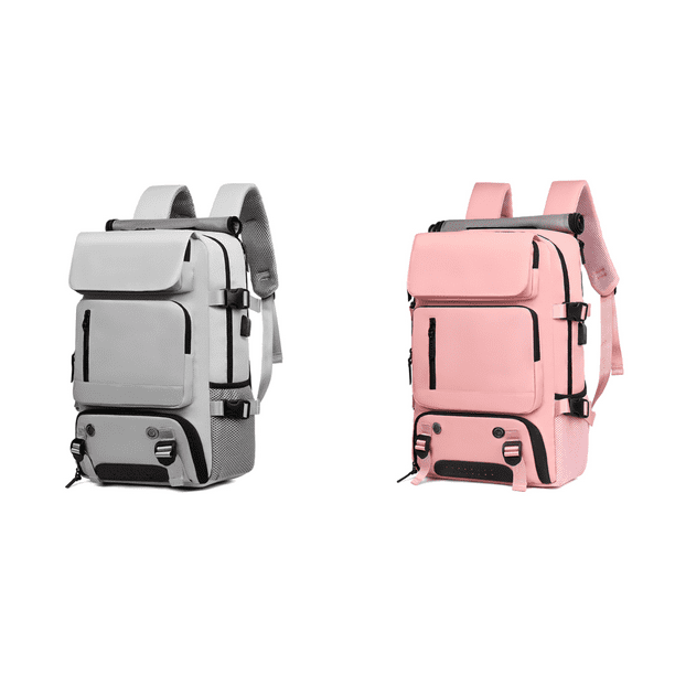 Mochila Expandible Multibolsillos para Hombres Y Mujeres (gris)