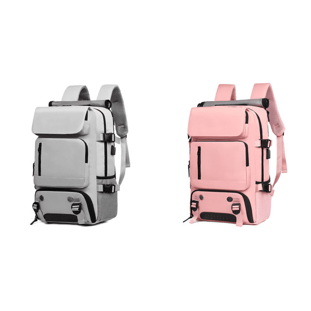 Mochila Expandible Multibolsillos para Hombres Y Mujeres (gris)