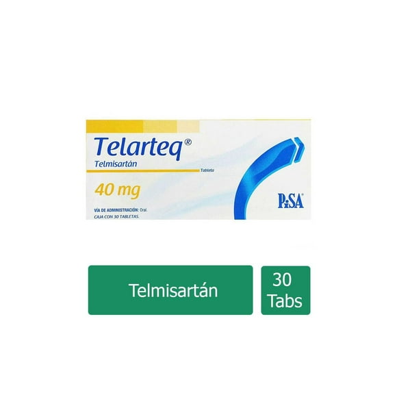 Telarteq 40 mg 30 tabletas