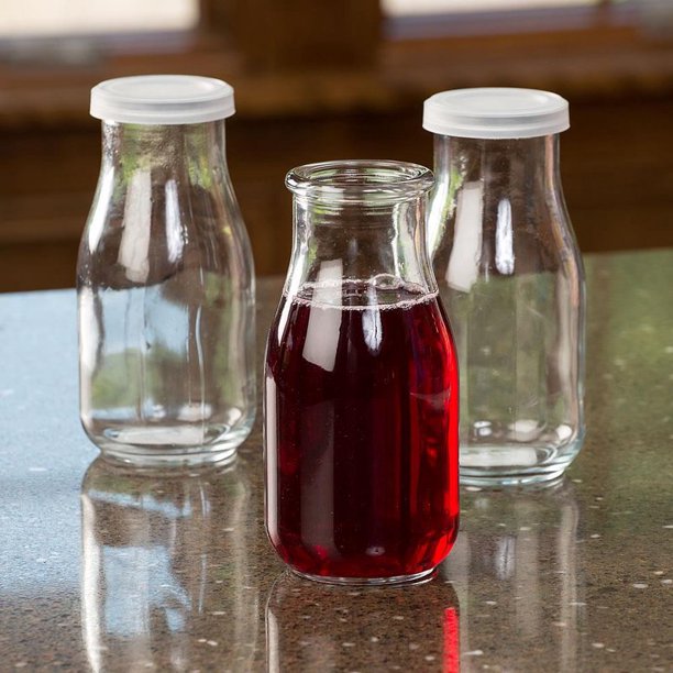 Glass Pint Milk Bottles