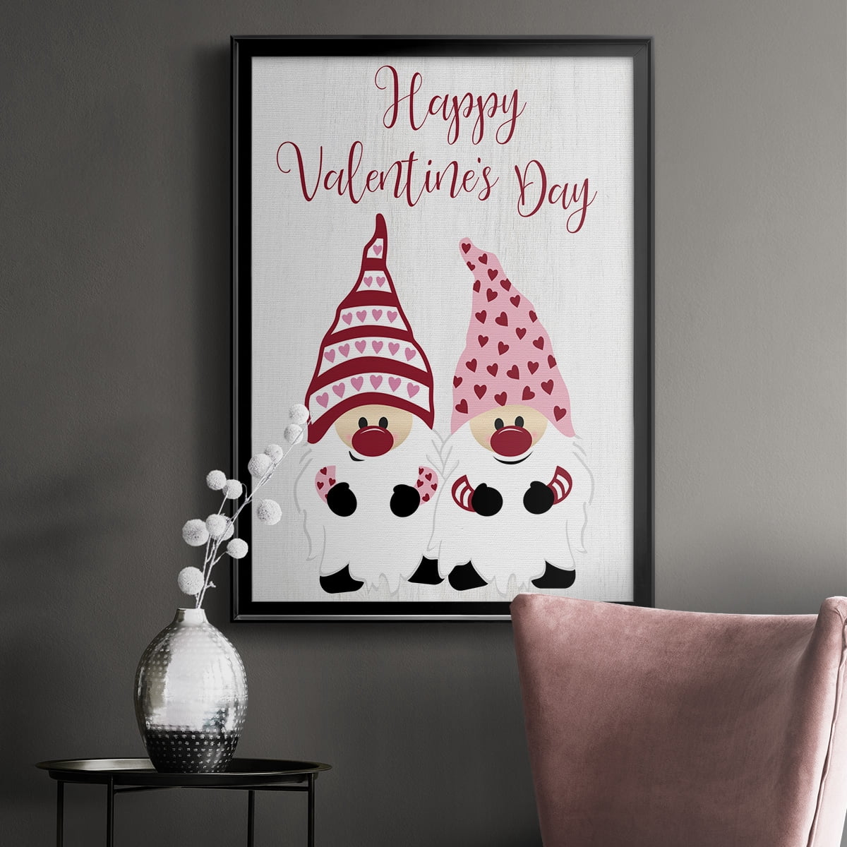 Valentines Gnomes Premium Classic Framed Print - Ready to Hang