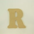 thumbnail image 2 of Package of 1, 14 Inch X 3/4" Thickness MDF Letter R in The Goudy Heavy Font, Thick, Upper Case for Art & Craft Project, Made in USA, 2 of 4