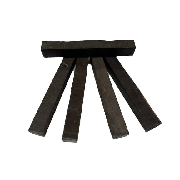 Exotic Ebony Wood Pen Blanks For Turning - 3/4" x 3/4" x 4" (5 Pack) - High-Quality Hardwood Pen Blanks for Impeccable Creations