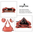 thumbnail image 4 of Angel Kiss Multi pocket women's shoulder bag with detachable straps, 4 of 5