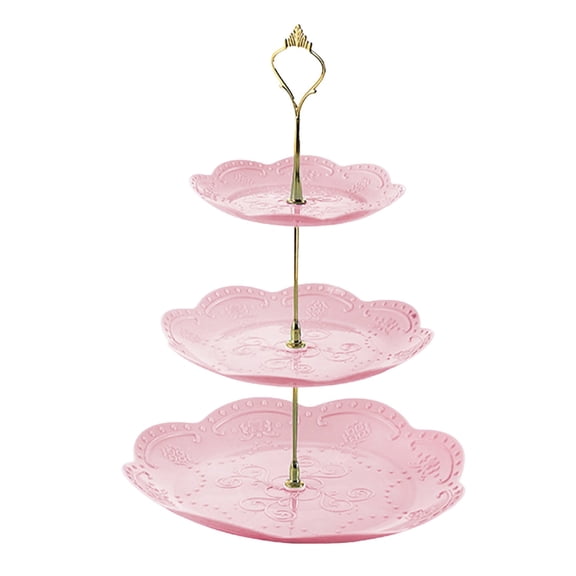 Cupcake Stand,Dessert Stands, 3 Tier Serving Tray, 3-Layer 14x12x10 In Dessert Tower for Parties, Weddings, Tea Parties & Living Room