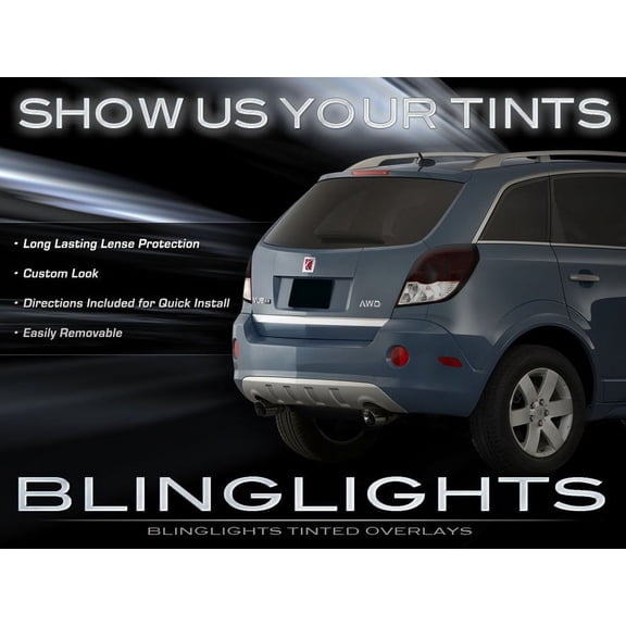 For 2008 2009 2010 Saturn Vue Tinted Taillamp Overlays Lense Covers