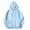Light Blue2#, variant on Caywon Casual Loose-Fit Christmas Printed Hooded Sweatshirt for Women Round Neck Long Sleeves Festive Design for Holiday Parties and Winter Wear