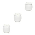 thumbnail image 4 of kurtrusly Large Capacity Ceramic Canisters Cute For Wide Application Ceramics Cat Form Ceramic Tea Jars Cat Shape Storage Jars white 500ml 3Set, 4 of 6
