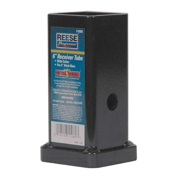 Reese Receiver Tube,Steel,6 in 11080