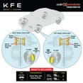 thumbnail image 2 of Premium Ceramic Disc Brake Pad FRONT Set KFE QuietAdvanced Fits: 2013-2018 Nissan Versa, 2012 Versa 1.6L, 2014-2016 Nissan Versa Note KFE1592-104, 2 of 2