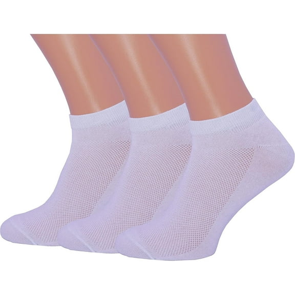 3 Pack Unisex Ultra Thin Breathable Dry Fit Low Cut Running Ankle Socks black white grey color White Medium