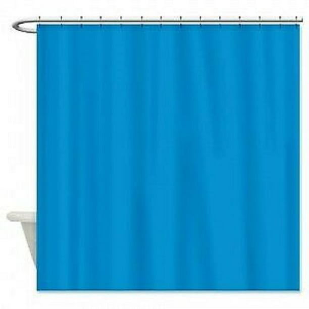 New Solid Water Repellent Bathroom, Solid Blue Shower Curtains