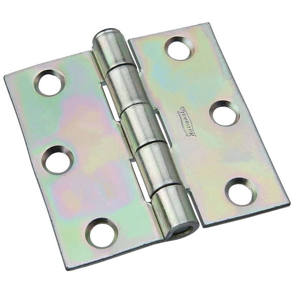 National Hardware N139-915 504BC Removable Pin Broad Hinge in Zinc plated