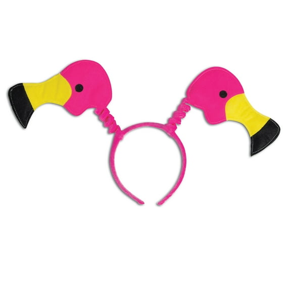 Beistle Adjustable Flamingo Boppers Pink/Yellow/Black 60587