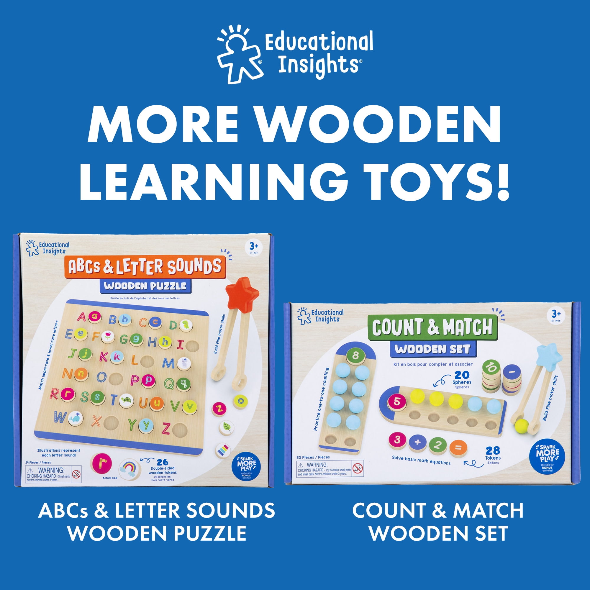Educational Insights Pattern & Sequencing Board, Wooden Shape Sorting Puzzle with Tweezers (33 Pieces)
