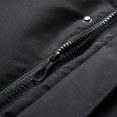 thumbnail image 4 of Blczomt Black Mens Jacket Under $15 Full Zip Outerwear Vests Jacket Casual Lightweight Plain Mens Winter Coat XXXXXXL, 4 of 7