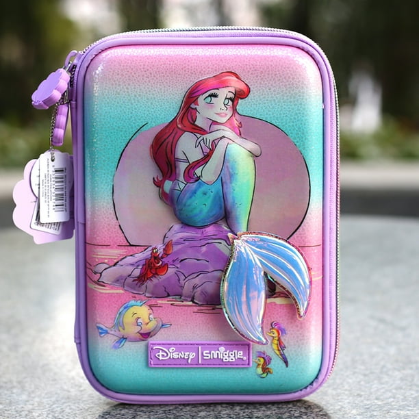 Mochila escolar auténtica con diseño de concha de sirena para niños, mochila de papelería para estudiantes, estuche para bolígrafos, mochila, bolsa para el almuerzo, regalo