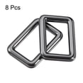 thumbnail image 3 of Unique Bargains 25x15mm Rectangle Buckles Zinc Alloy Black 8Pack, 3 of 5