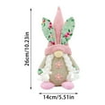 thumbnail image 2 of Easter Decorations Easter Bunny Gnomes Decorations for Home Indoor Tiered Tray Desk Easter Spring Easter Rabbit Centerpiece Table Decorations Funny Easter, 2 of 4