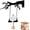 Style A, variant on Halloween Wall Decor, Gothic Ghost on a Swing with Bat Welcome Sign, Hanging Acrylic Ornament with Bell for Porch Front Door Farmhouse Decoration (Style A)Q