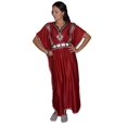 thumbnail image 2 of Fatima Handmade Caftan Burgundy, 2 of 3