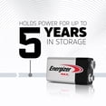 thumbnail image 3 of Piles alcalines 9 V Energizer MAX, emballage de 4, 3 of 9