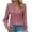 Red, variant on Blouses for Women Dressy Casual Long Bubble Sleeve V Neck Business Tops Hollow Out Loose Trendy Fashion Office Work Shirts Tops for Women 2025